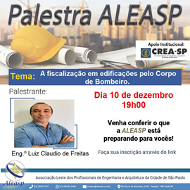 Palestra - A fiscalização em edificações pelo Corpo de Bombeiro