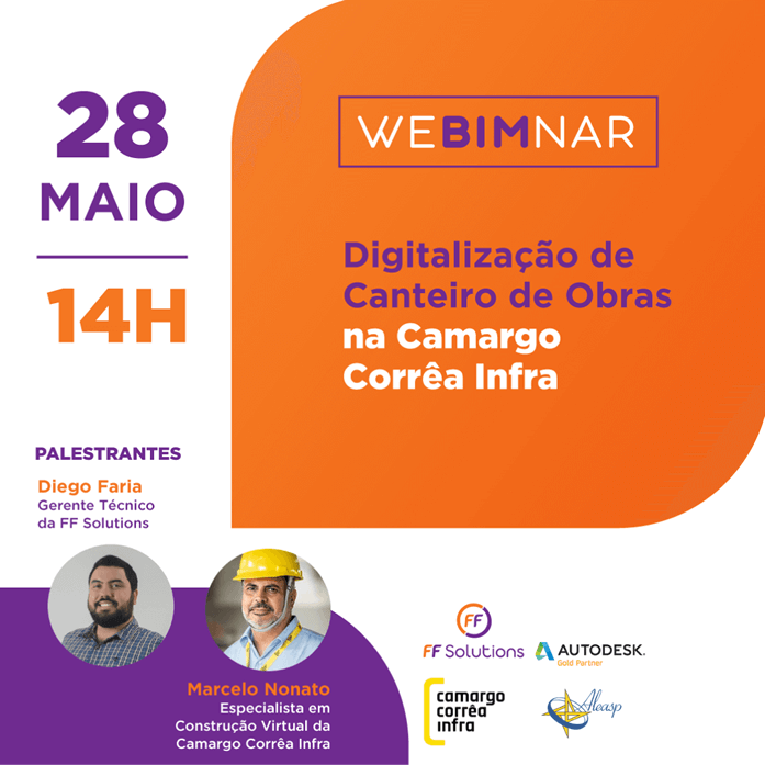 Webinar FF Solutions: Digitalização do Canteiro de Obras na CCInfra